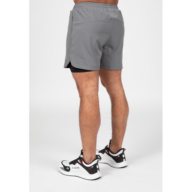 Gorilla Wear Cortez 2-In-1 Shorts - Antracite