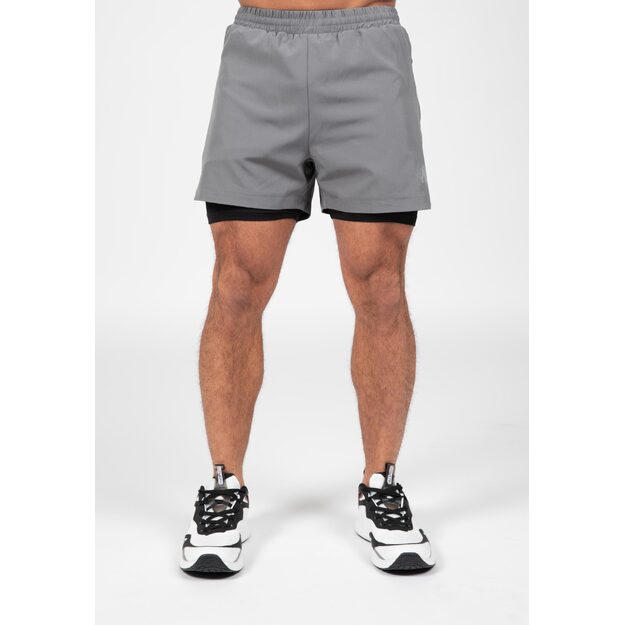 Gorilla Wear Cortez 2-In-1 Shorts - Antracite