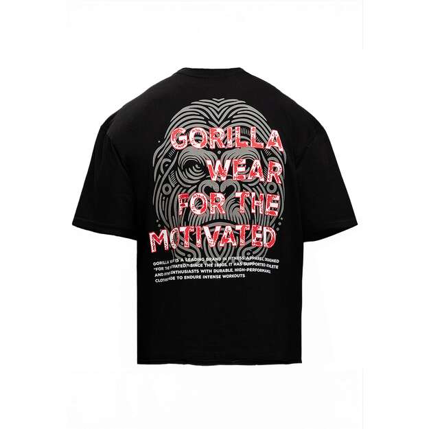 Gorilla Wear Macon Oversized T-Shirt - Black 2