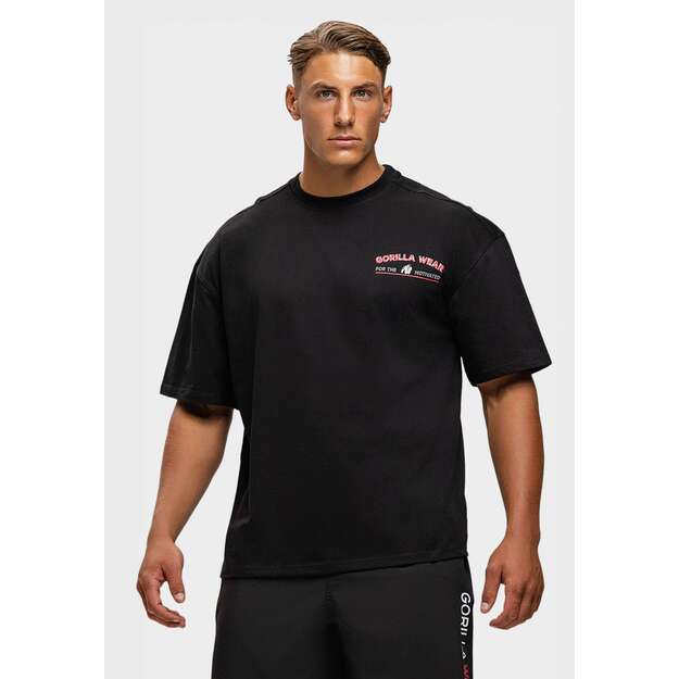 Gorilla Wear Macon Oversized T-Shirt - Black 3