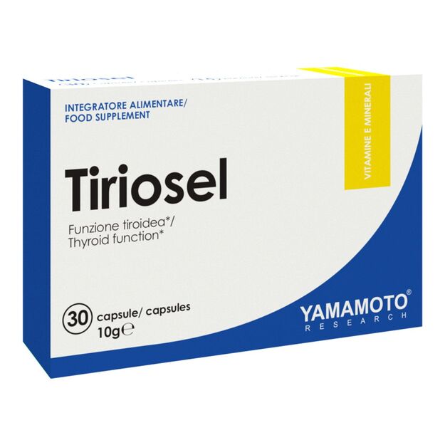 Yamamoto Nutrition Tiriosel 30 kaps. ( skydliaukei - medžiagų apykaitai) Yamamoto Nutrition Tiriosel 30 kaps. ( skydliaukei - medžiagų apykaitai)