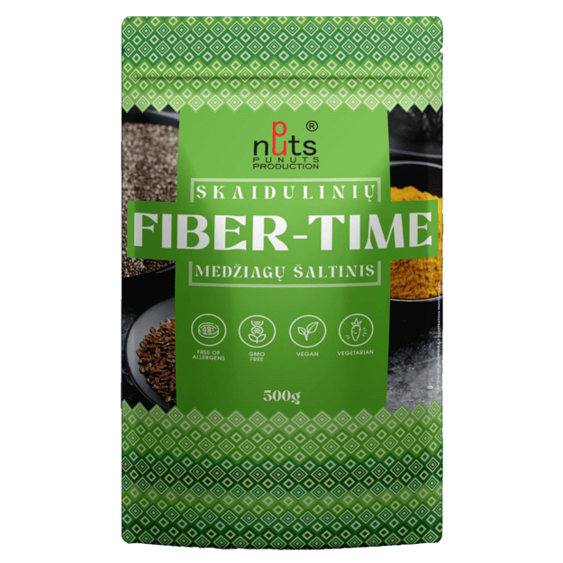 Punuts Fiber time 500g (skaidulų mišinys) Punuts Fiber time 500g (skaidulų mišinys)