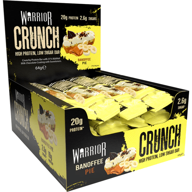 Warrior Crunch Bar 64g x12 vnt Banofee Pie Warrior Crunch Bar 64g x12 vnt Banofee Pie