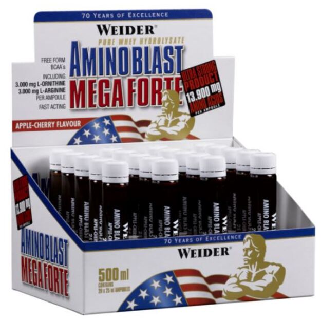 Weider Amino Blast Mega Forte 20 x 25 ml. Apple Cherry