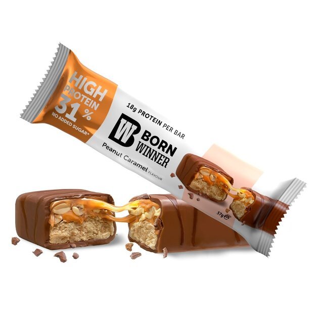 BW Deluxe protein bar Peanut Caramel 57g