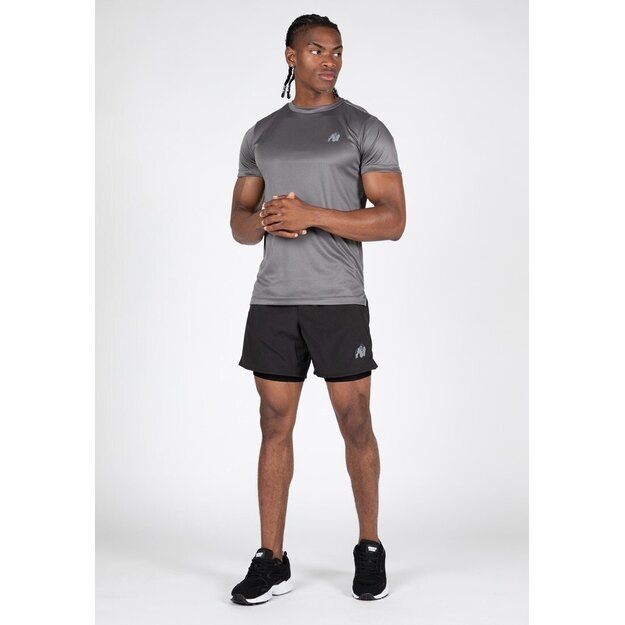 Gorilla Wear Modesto 2-In-1 Shorts - Black