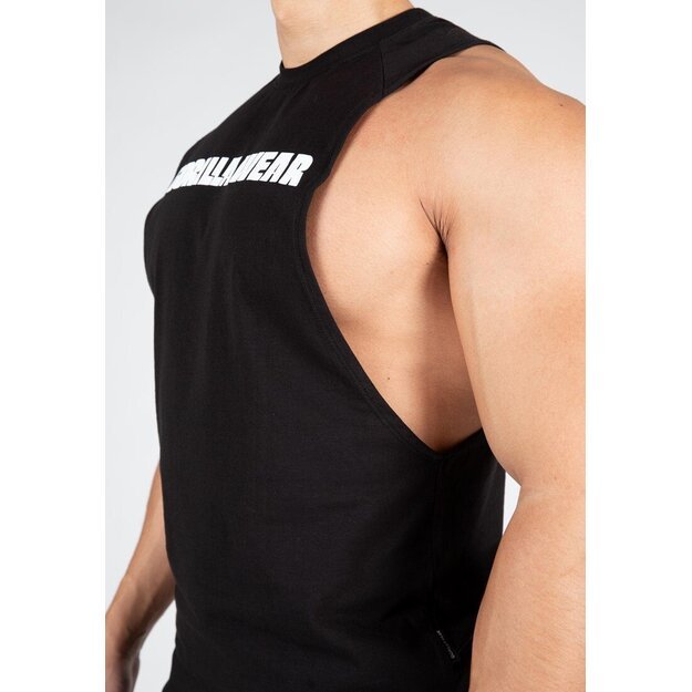 Gorilla Wear Milo Drop Armhole Tank Top - Black