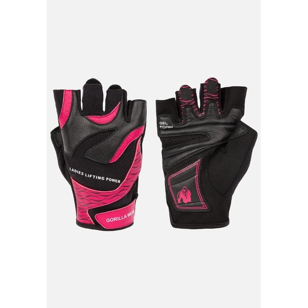 Gorilla Wear Women s Fitness Gloves 2.0 - Black/Pink