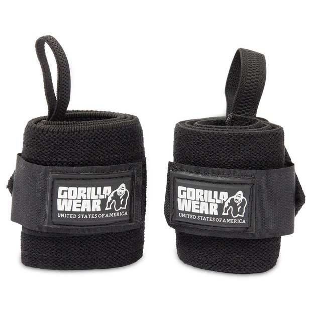 Gorilla Wear Wrist Wraps Basic &ndash; Black/White