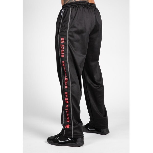 Gorilla Wear Functional Mesh Pants - Black/Red