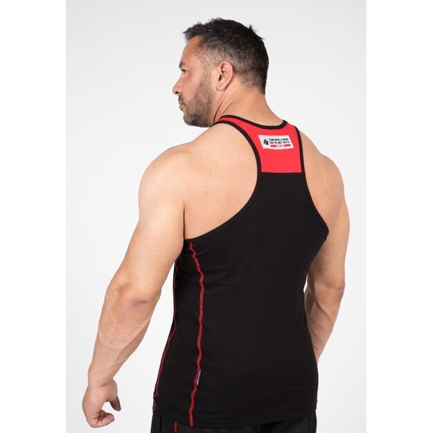 Gorilla Wear Wallace Tank Top - Black/Red