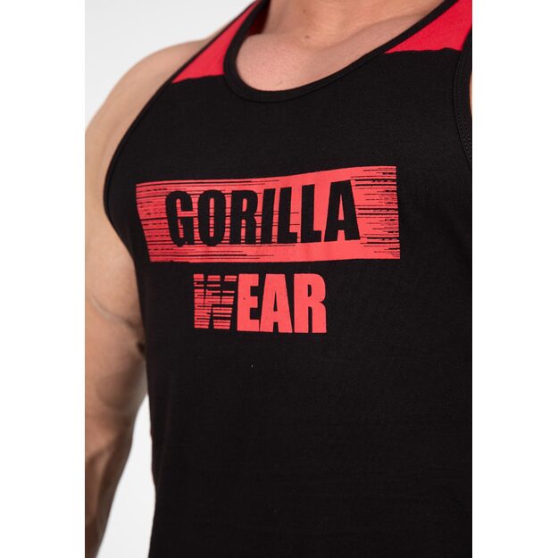 Gorilla Wear Wallace Tank Top - Black/Red