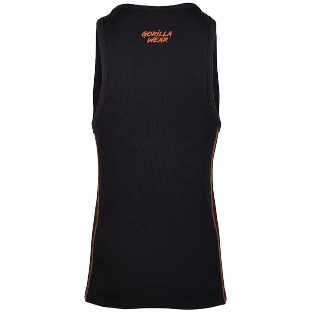 Gorilla Wear Monterey Tank Top - Black/Orange