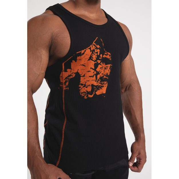 Gorilla Wear Monterey Tank Top - Black/Orange