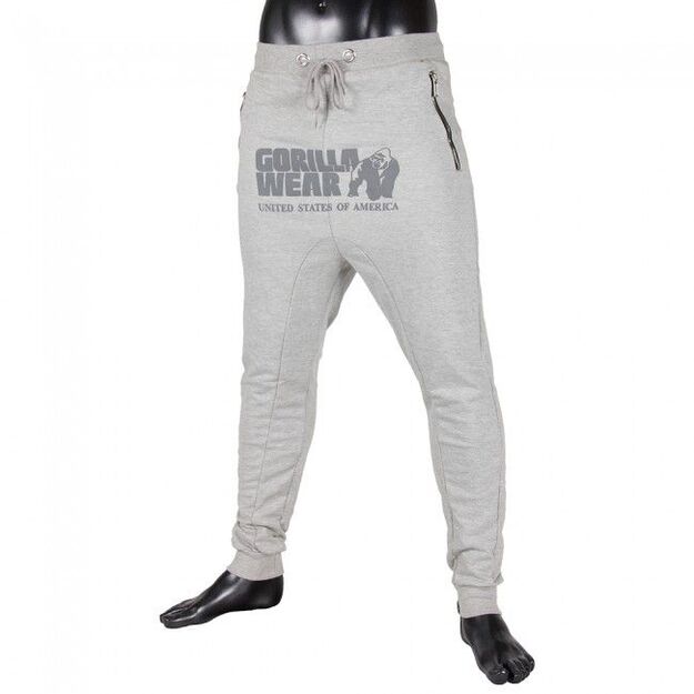 Gorilla Wear Alabama Drop Crotch Joggers - Gray