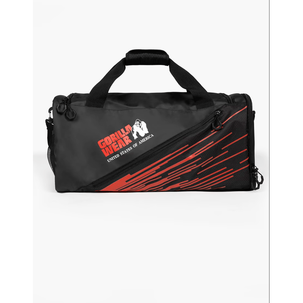 Gorilla Wear Ohio Gym Bag - Black/Red