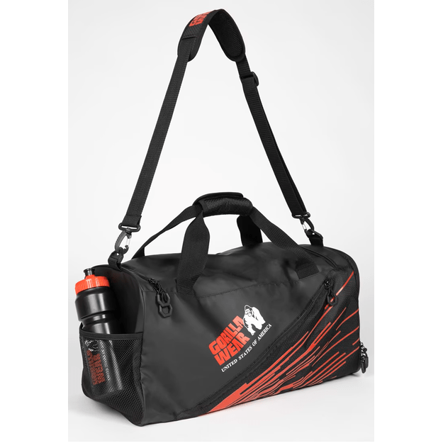 Gorilla Wear Ohio Gym Bag - Black/Red 1