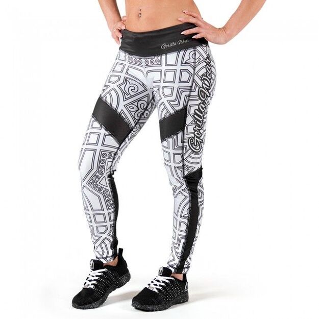 Gorilla Wear Pueblo Tights - Black/White