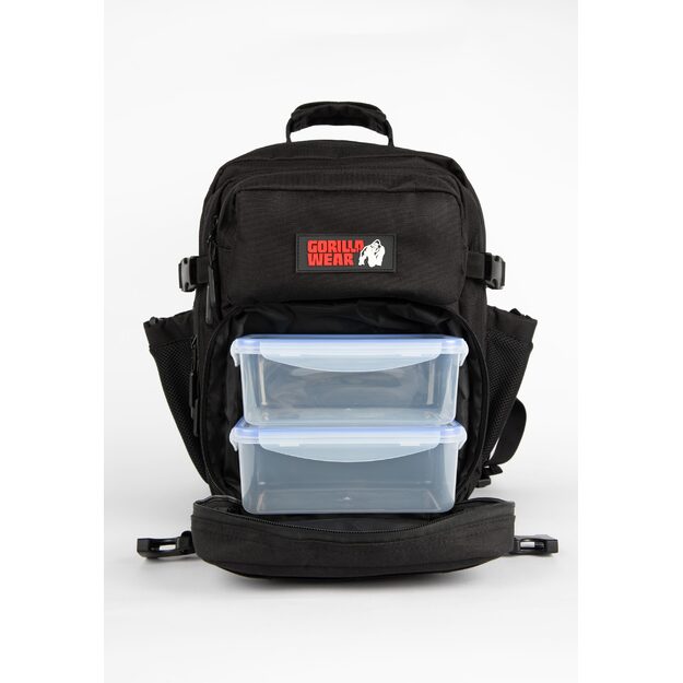 Gorilla Wear Clyde Meal Prep Backpack - Black (maisto tašė-šaltkrepšis)