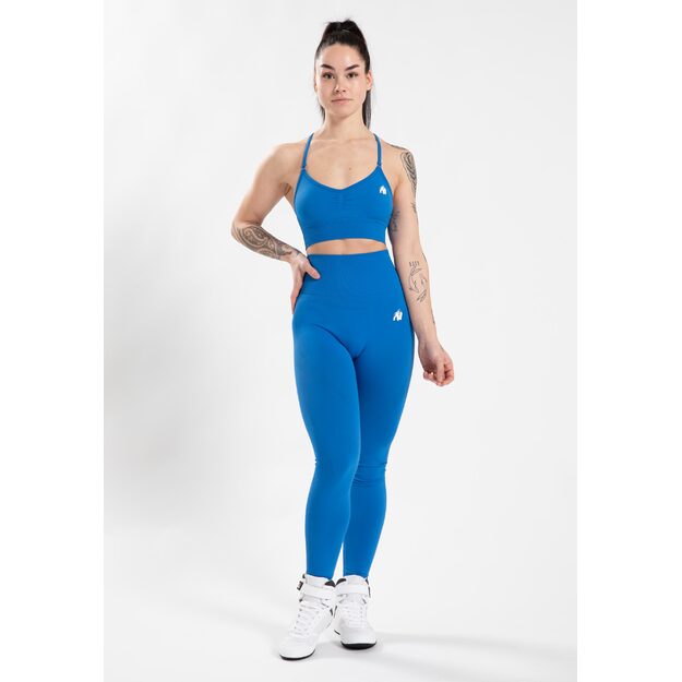 Gorilla Wear Olivia Seamless Sports Bra - Blue