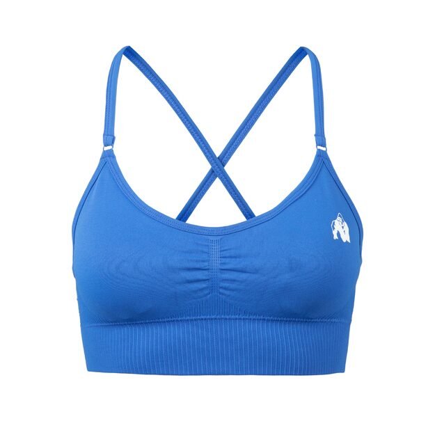 Gorilla Wear Olivia Seamless Sports Bra - Blue