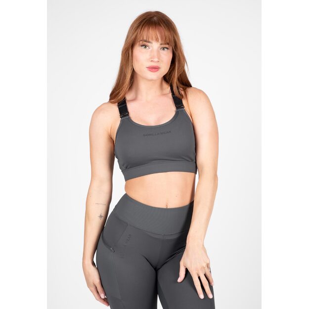 Gorilla Wear Monroe Sports Bra - Gray