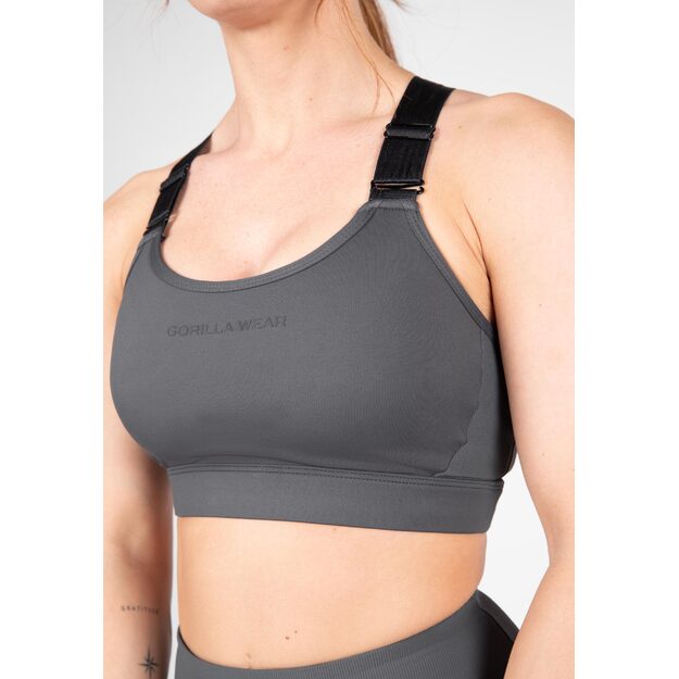 Gorilla Wear Monroe Sports Bra - Gray