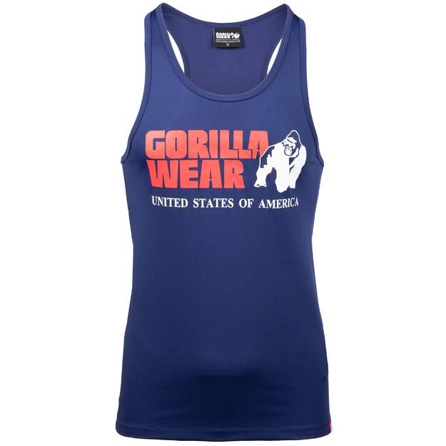 Gorilla Wear Classic Training Tank Top - Navy 2