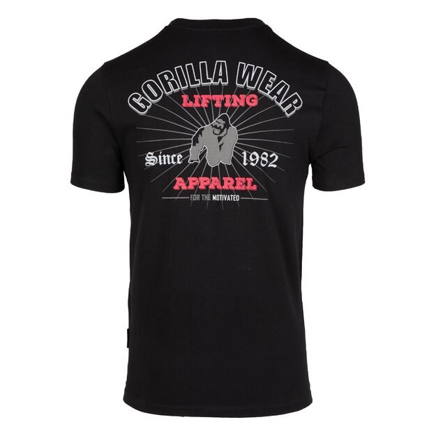 Gorilla Wear Oregon T-Shirt - Black 3